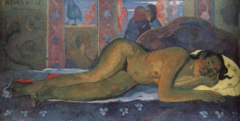 Paul Gauguin Nevermore oil painting image